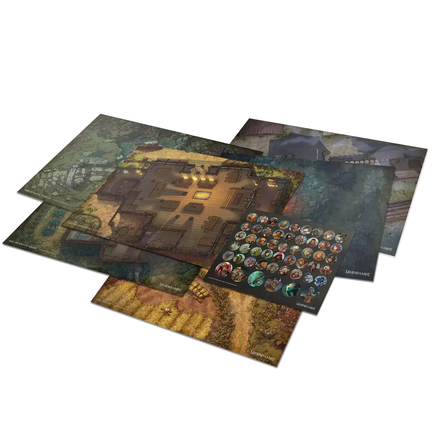 Scene Maps & Tokens - Legend in the Mist