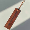 Quote Leather Bookmarks