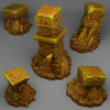 3D Printed Fantastic Plants and Rocks Lost Maya Columns 28mm - 32mm D&D Wargaming