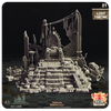 3D Printed Cast n Play Lost Throne The Lost Castle Terrain Set 28mm 32mm D&D