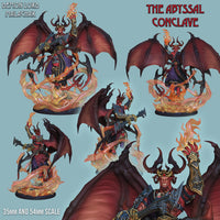 Demon King Malachar – The Abyssal Conclave Miniature – 35mm & 54mm Scale