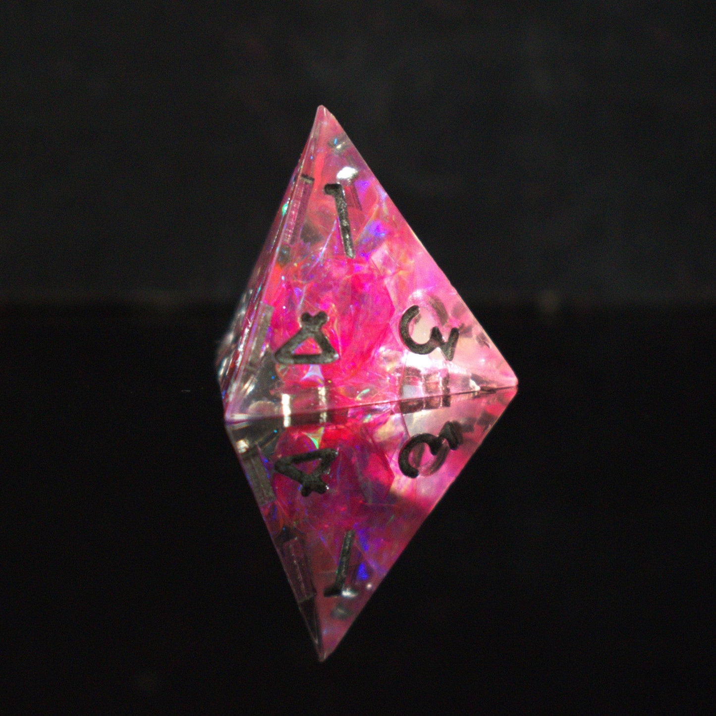 Mage Armor Sharp-Edged Resin Dice Set – 7-Piece Polyhedral RPG Dice