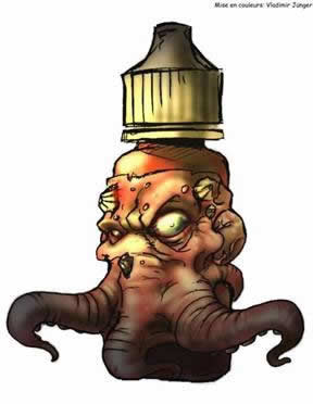 MAOWMB03 Monster Bottle Tentacles Miniature Monster Bottle