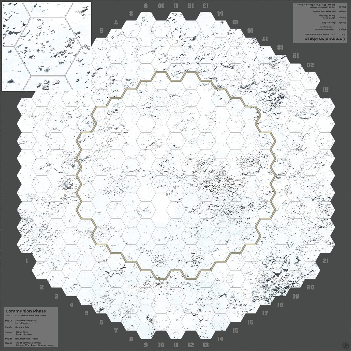 Mats by Mars: Winter's Wrath v1.0 Tabletop Wargaming Play Mat