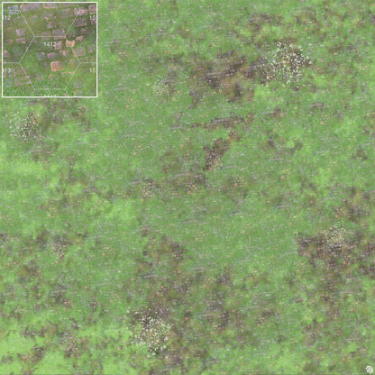 Mats by Mars: Overgrown Cobbles v1.0 Tabletop Wargaming Play Mat