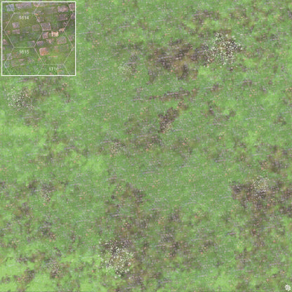 Mats by Mars: Overgrown Cobbles v1.0 Tabletop Wargaming Play Mat