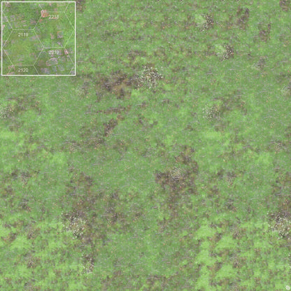Mats by Mars: Overgrown Cobbles v1.0 Tabletop Wargaming Play Mat