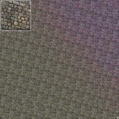 Bustling City Tabletop Wargaming Play Mat - Victorian Cobblestone Streets by Mats by Mars