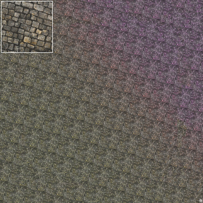 Bustling City Tabletop Wargaming Play Mat - Victorian Cobblestone Streets by Mats by Mars
