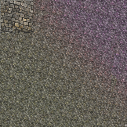 Bustling City Tabletop Wargaming Play Mat - Victorian Cobblestone Streets by Mats by Mars