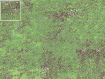 Mats by Mars: Overgrown Cobbles v1.0 Tabletop Wargaming Play Mat