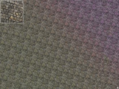 Bustling City Tabletop Wargaming Play Mat - Victorian Cobblestone Streets by Mats by Mars