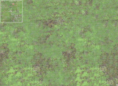 Mats by Mars: Overgrown Cobbles v1.0 Tabletop Wargaming Play Mat