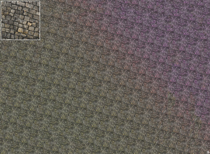 Bustling City Tabletop Wargaming Play Mat - Victorian Cobblestone Streets by Mats by Mars