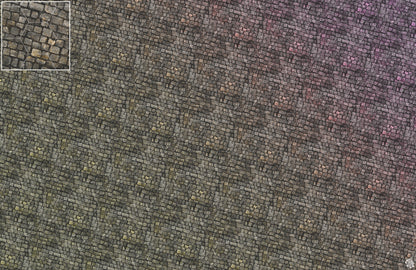 Bustling City Tabletop Wargaming Play Mat - Victorian Cobblestone Streets by Mats by Mars