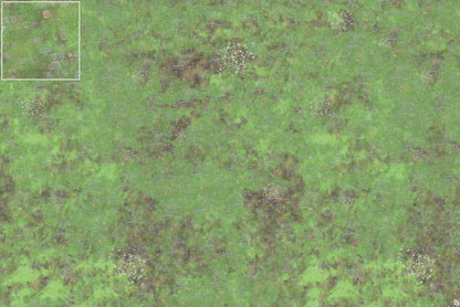 Mats by Mars: Overgrown Cobbles v1.0 Tabletop Wargaming Play Mat