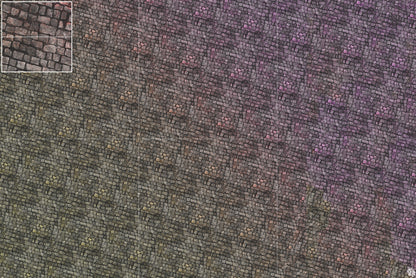 Bustling City Tabletop Wargaming Play Mat - Victorian Cobblestone Streets by Mats by Mars