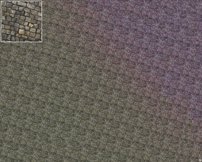 Bustling City Tabletop Wargaming Play Mat - Victorian Cobblestone Streets by Mats by Mars