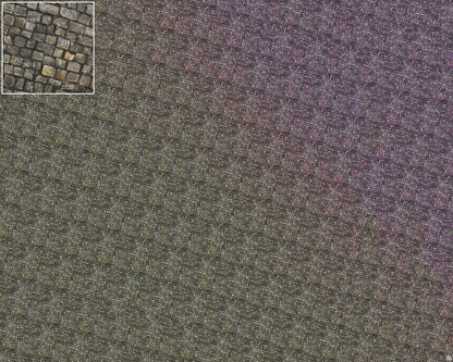 Bustling City Tabletop Wargaming Play Mat - Victorian Cobblestone Streets by Mats by Mars