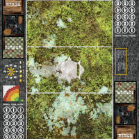 Mats by Mars:  Swamplands v1.0 Fantasy Football Play Mat / Pitch