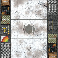 Mats by Mars:  Winter's Wrath v1.0 Fantasy Football Play Mat / Pitch