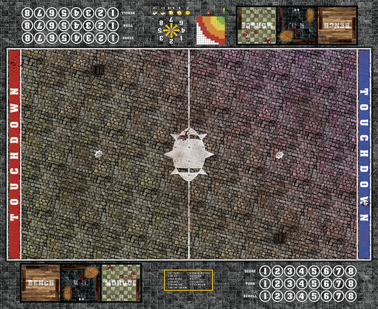 Mats by Mars:  Bustling City v1.0 Fantasy Football Play Mat / Pitch