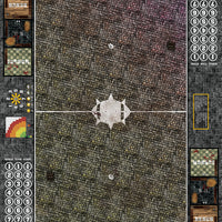 Mats by Mars:  Bustling City v1.0 Fantasy Football Play Mat / Pitch