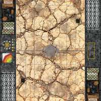 Mats by Mars:  Desert Fantasy Football Play Mat / Pitch