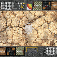 Mats by Mars:  Desert Fantasy Football Play Mat / Pitch