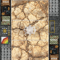 Mats by Mars:  Desert Fantasy Football Play Mat / Pitch