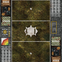 Mats by Mars:  Swamplands Fantasy Football Play Mat / Pitch