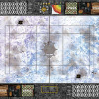 Mats by Mars:  Frozen Lake Fantasy Football Play Mat / Pitch