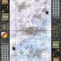 Mats by Mars:  Frozen Lake Fantasy Football Play Mat / Pitch