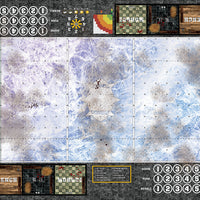 Mats by Mars:  Frozen Lake Fantasy Football Play Mat / Pitch