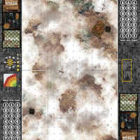 Mats by Mars:  Snowy Tundra Fantasy Football Play Mat / Pitch
