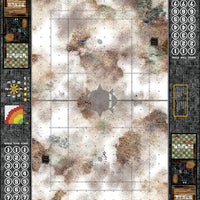 Mats by Mars:  Snowy Tundra Fantasy Football Play Mat / Pitch