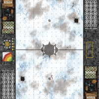 Mats by Mars:  Winter's Wrath Fantasy Football Play Mat / Pitch