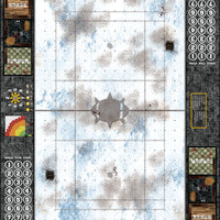 Mats by Mars:  Winter's Wrath Fantasy Football Play Mat / Pitch
