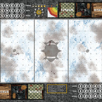 Mats by Mars:  Winter's Wrath Fantasy Football Play Mat / Pitch
