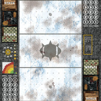 Mats by Mars:  Winter's Wrath Fantasy Football Play Mat / Pitch