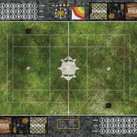 Mats by Mars:  Overgrown Cobbles Fantasy Football Play Mat / Pitch