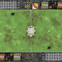 Mats by Mars:  Verdant Field Fantasy Football Play Mat / Pitch