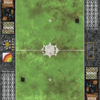 Mats by Mars:  Verdant Field Fantasy Football Play Mat / Pitch