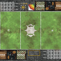 Mats by Mars:  Verdant Field Fantasy Football Play Mat / Pitch