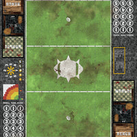 Mats by Mars:  Verdant Field Fantasy Football Play Mat / Pitch