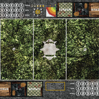 Mats by Mars:  Creeping Mold Fantasy Football Play Mat / Pitch