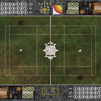 Mats by Mars:  Green Meadow Fantasy Football Play Mat / Pitch