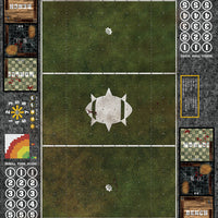 Mats by Mars:  Green Meadow Fantasy Football Play Mat / Pitch