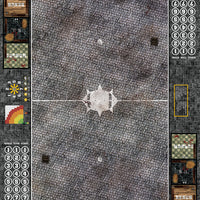 Mats by Mars:  Bustling City Fantasy Football Play Mat / Pitch
