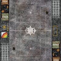 Mats by Mars:  Bustling City Fantasy Football Play Mat / Pitch